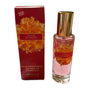 Victoria's Secret Garden Wild Scarlet Eau De Toilette 1 oz Vintage